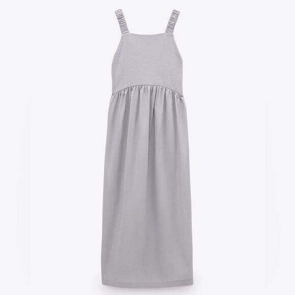 ZARA LONG MATCHING DRESS - Picture 2 of 5